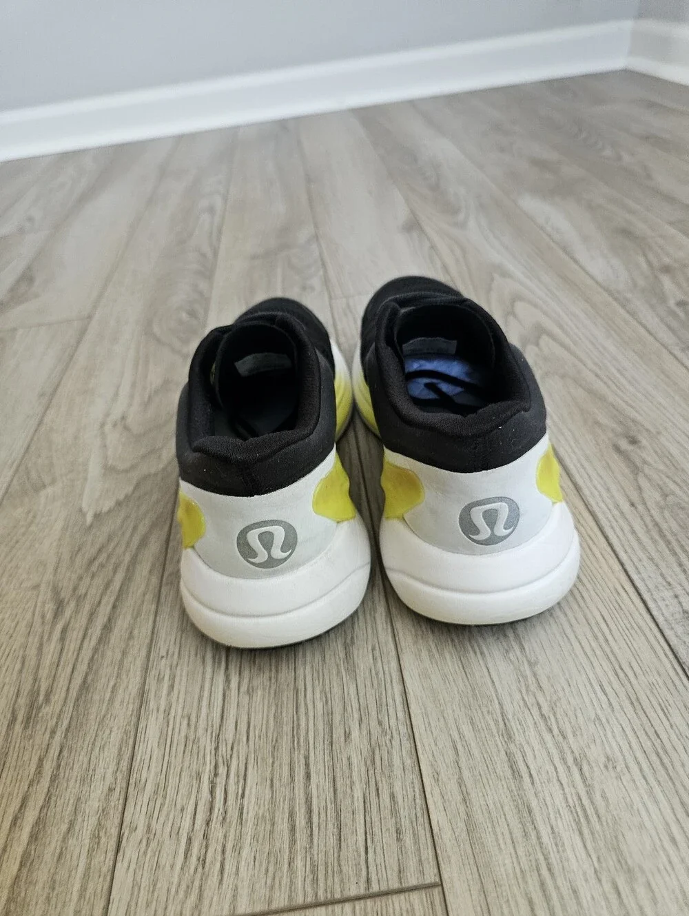 Lululemon - Blissfeel Black / Electric Lemon / White Running Shoes